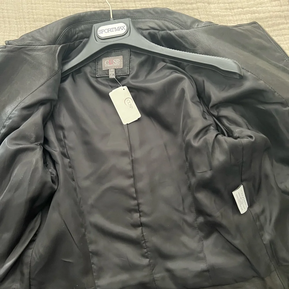 NWT Cusp genuine leather jacket in size XS - Picture 7 of 8